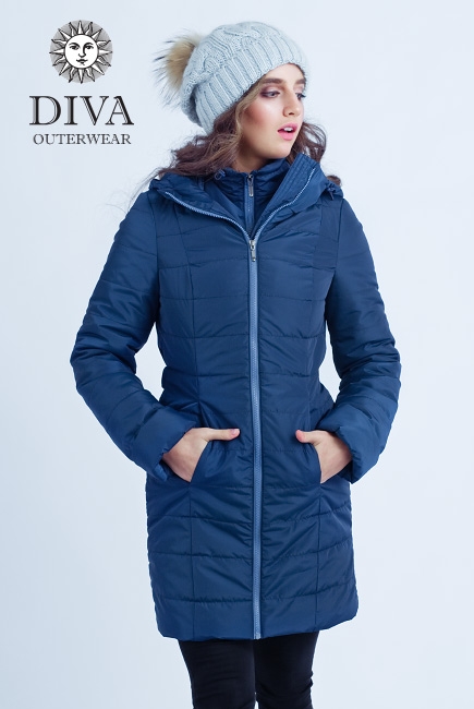 Слингокуртка зимняя 4 в 1 Diva Outerwear Azzurro