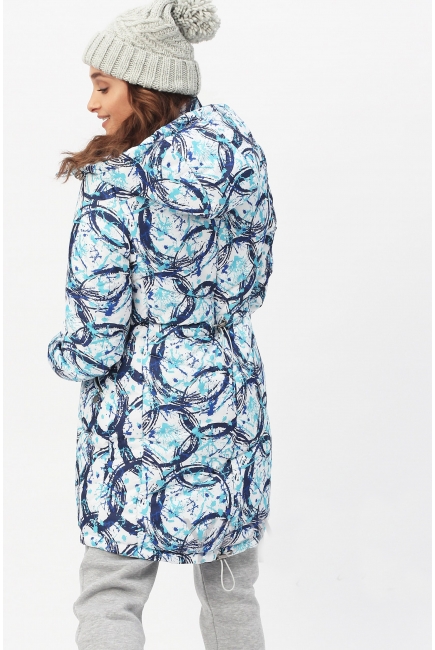 Слингокуртка зимняя - парка 3 в 1, синий