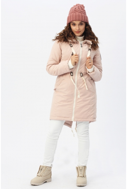 Зимняя слингокуртка - парка 3 в 1, розовый