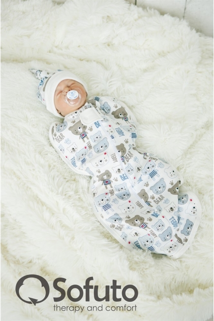 Комплект пеленок-коконов для новорожденных, Teddy