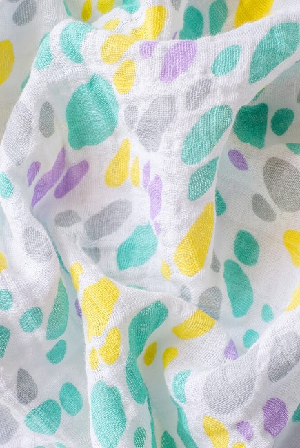 Муслиновая пеленка для новорожденных Adam Stork большая, Candy