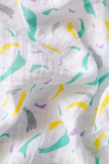 Пеленка муслиновая для новорожденного Adam Stork большая, Sweety