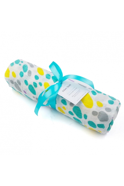 Муслиновая пеленка для новорожденных Adam Stork большая, Candy