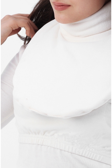 Слингокуртка зимняя 3 в 1, цвет белый стеганая