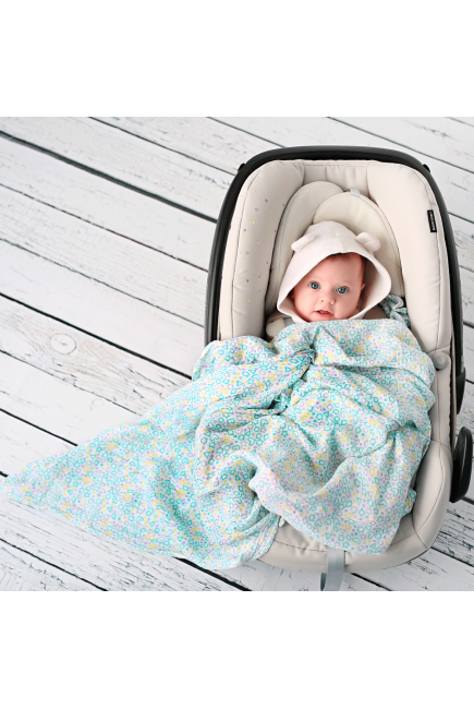 Муслиновая пеленка для новорожденных Adam Stork большая, Lovely Stars