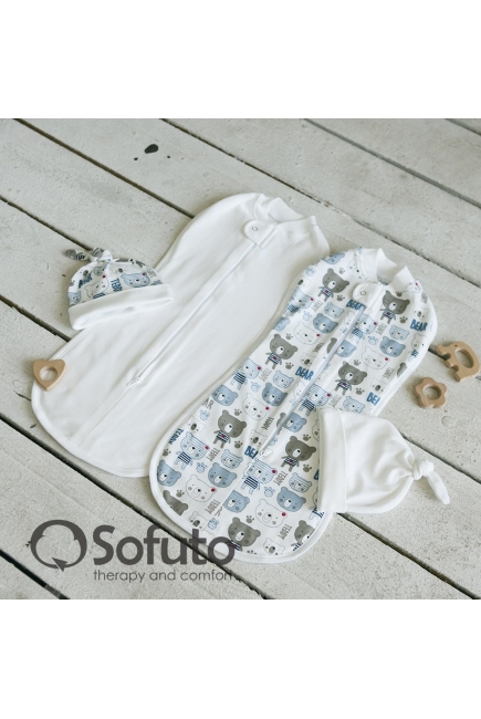 Комплект пеленок-коконов для новорожденных, Teddy