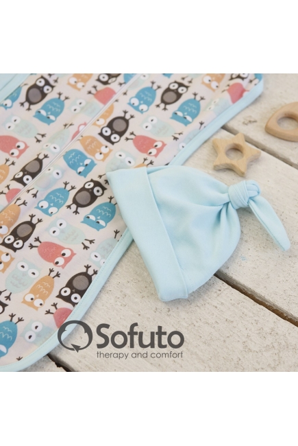 Комплект пеленок-коконов для новорожденных, Owl Laguna