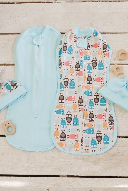 Комплект пеленок-коконов для новорожденных, Owl Laguna