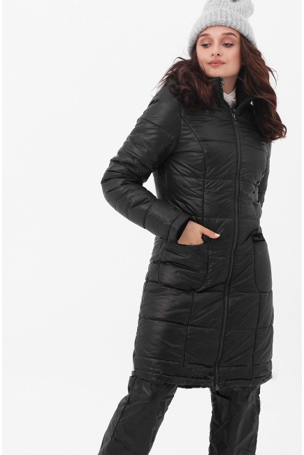 Слингокуртка-слингопальто зимняя 3в1, черное