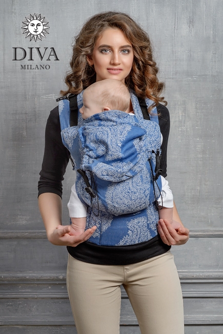Эрго-рюкзак Diva Essenza Azzurro Classic с бамбуком