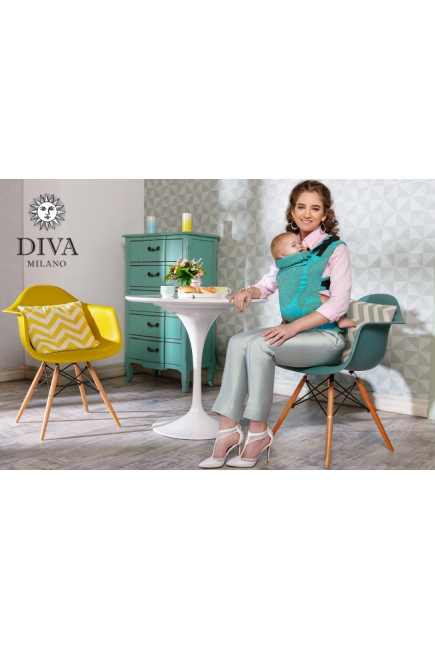 Эрго-рюкзак Diva Essenza Menta Classic, с бамбуком