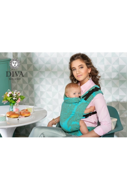 Эрго-рюкзак Diva Essenza Menta Classic, с бамбуком