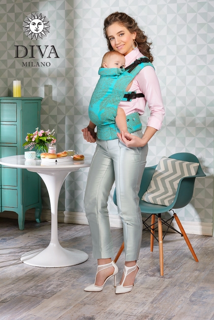 Эрго-рюкзак Diva Essenza Menta Classic, с бамбуком