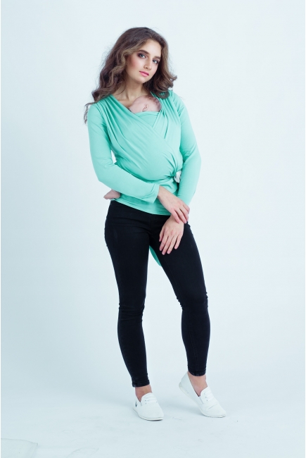 Слингомайка регулируемая Loona дл.рукав, Mentol