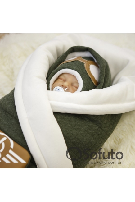 Комплект на выписку холодная зима Aviator (6 предметов)