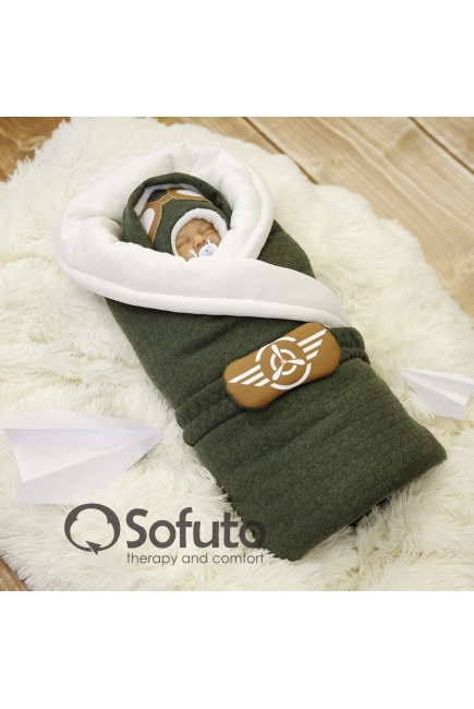 Комплект на выписку холодная зима Aviator (6 предметов)