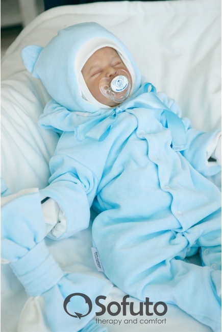 Комплект на выписку на зиму Blue simple (7 предметов)