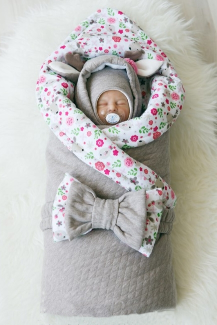 Комплект на выписку для новорожденных холодная зима Faline (7 предметов)