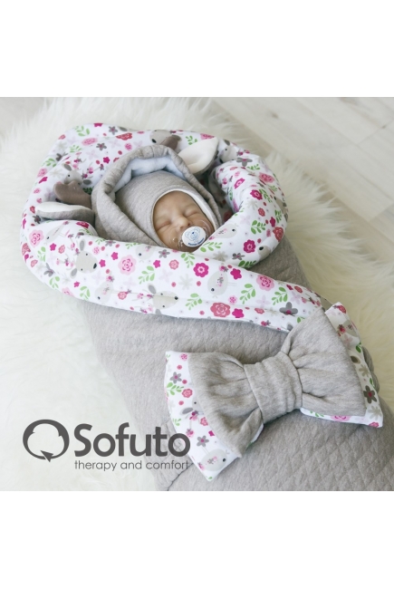 Комплект на выписку для новорожденных холодная зима Faline (7 предметов)