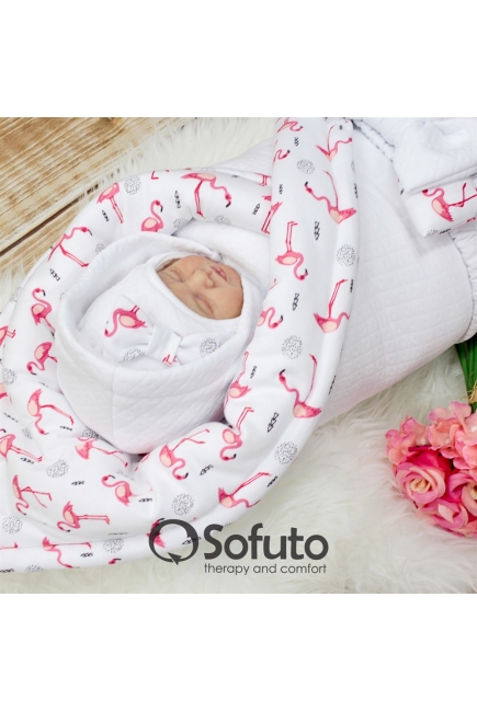 Комплект на выписку из роддома холодная зима Flamingo (7 предметов)