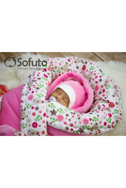 Комплект на выписку для новорожденных холодная зима Flowers (7 предметов)