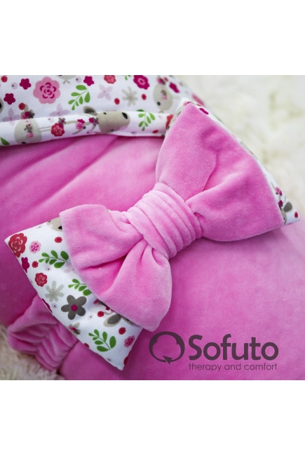 Комплект на выписку для новорожденных холодная зима Flowers (7 предметов)