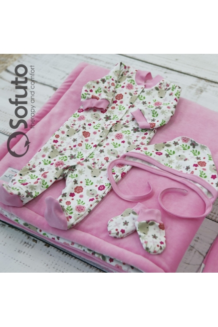 Комплект на выписку из роддома на зиму Fowers (7 предметов)