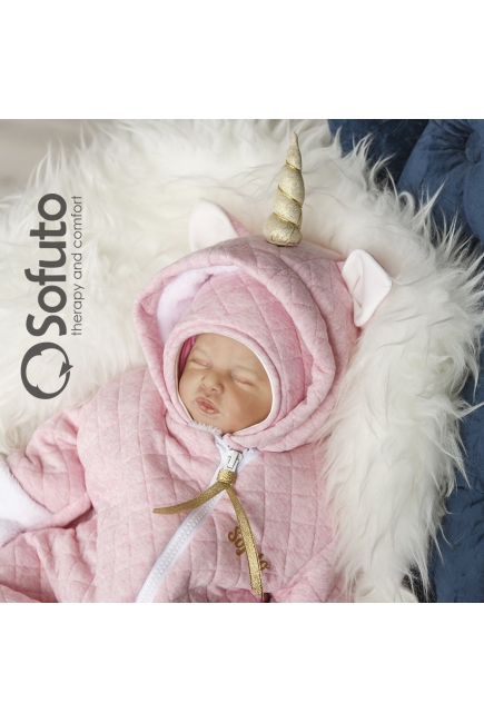 Комплект на выписку из роддома холодная зима Magic unicorn (7 предметов)