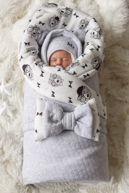 Комплект на выписку для новорожденного холодная зима Mr Bear (7 предметов)