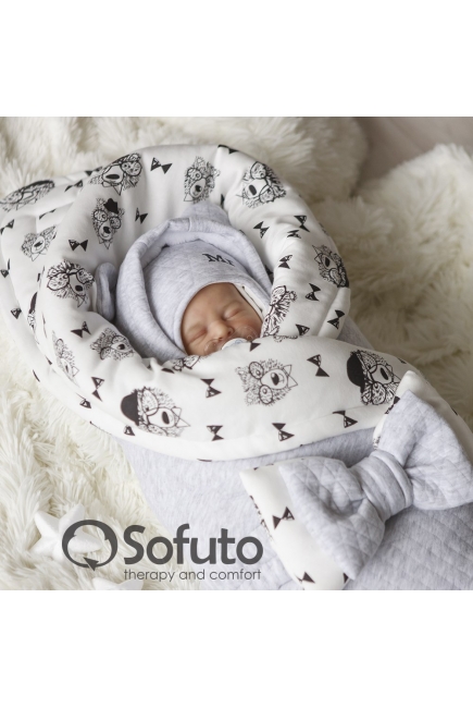 Комплект на выписку для новорожденного холодная зима Mr Bear (7 предметов)