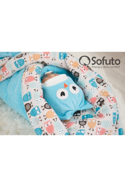 Комплект на выписку для новорожденного зимний Owl laguna (7 предметов)