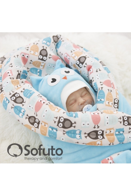 Комплект на выписку для новорожденного зимний Owl laguna (7 предметов)