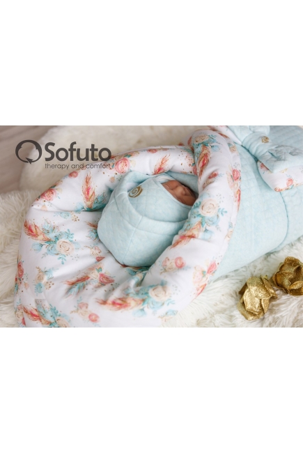 Комплект на выписку для новорожденных холодная зима Pavlina (7 предметов)