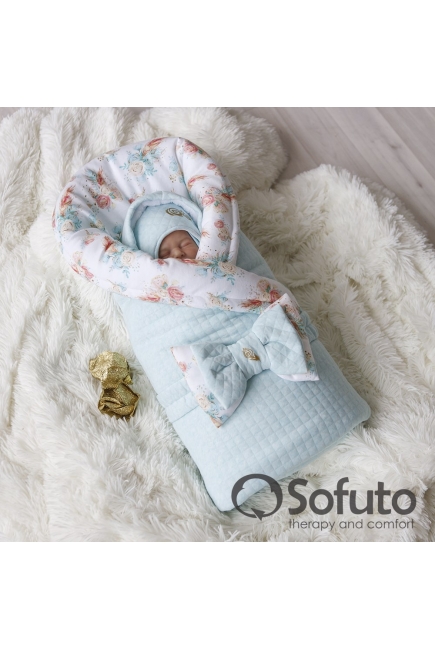 Комплект на выписку для новорожденных холодная зима Pavlina (7 предметов)