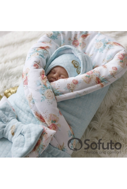 Комплект на выписку для новорожденных холодная зима Pavlina (7 предметов)