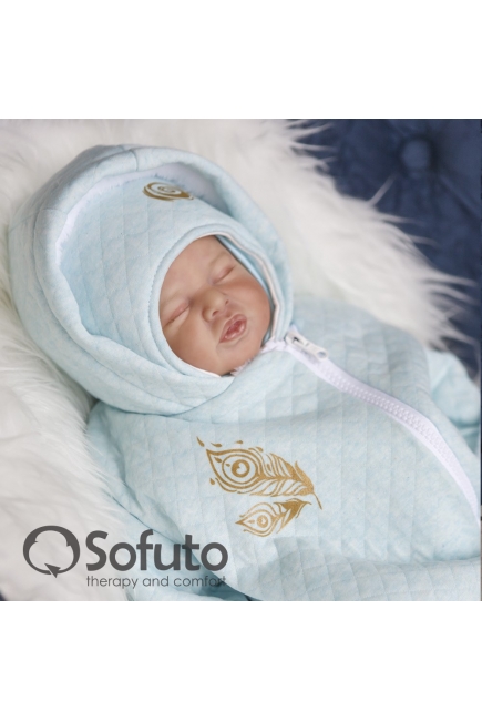 Комплект на выписку для новорожденных холодная зима Pavlina (7 предметов)