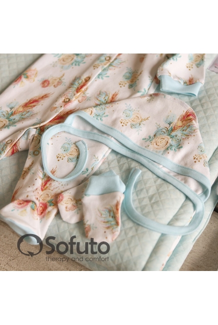 Комплект на выписку для новорожденных холодная зима Pavlina (7 предметов)