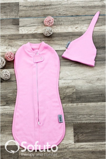 Пеленка на молнии для новорожденных, Swaddler Pink