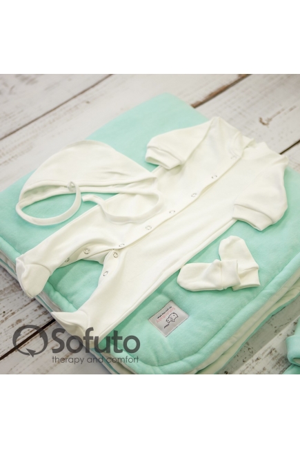 Комплект на выписку из роддома на зиму Sweet mint (7 предметов)