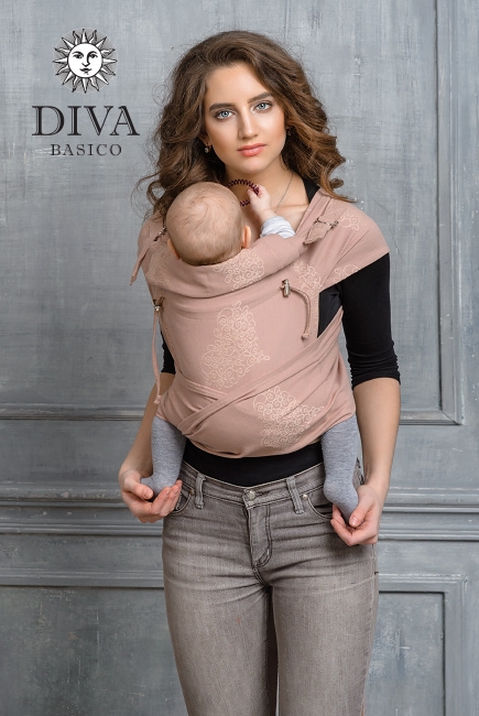 Май-слинг Diva Basico, Aurora с капюшоном