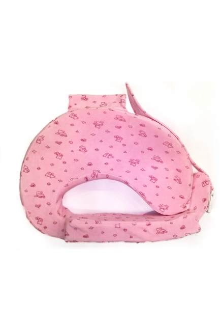 Подушка для кормления «Milk Rivers Support» розовая