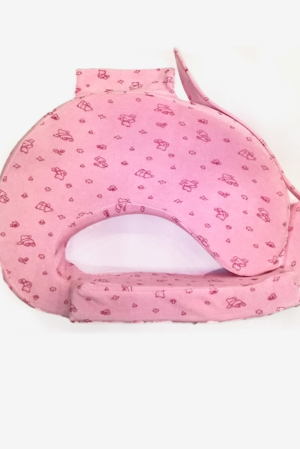 Подушка для кормления «Milk Rivers Support» розовая