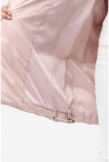 Слингокуртка-трансформер зимняя 3 в 1, пудровая