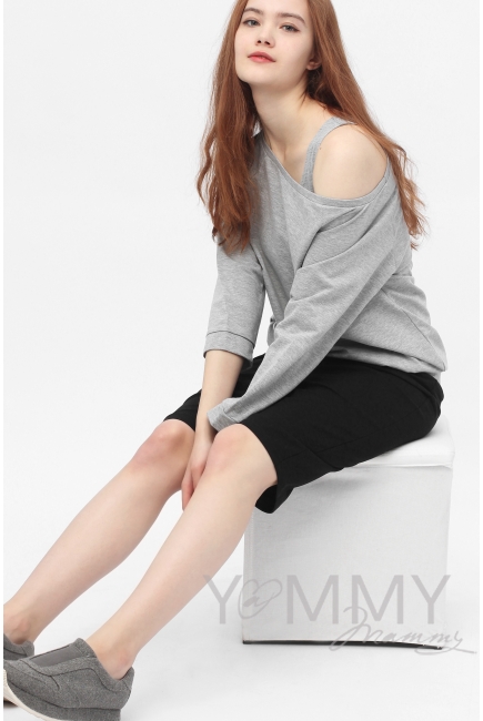 Юбка-карандаш для беременных и родивших универсальная, черная