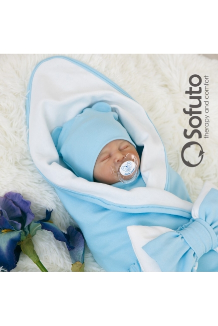 Комплект на выписку для новорожденных жаркое лето Blue simple (5 предметов)