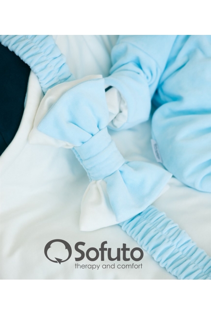 Комплект на выписку из роддома осенний Blue simple (7 предметов)