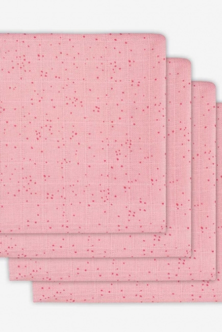 Пеленки муслиновые для новорожденных Jollein средние, Mini dots, Blush Pink
