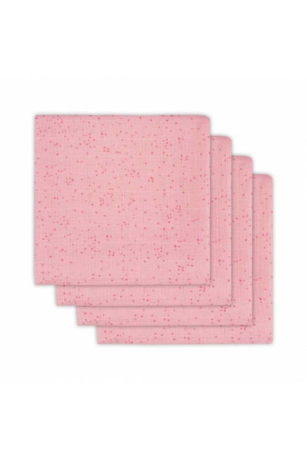 Пеленки муслиновые для новорожденных Jollein средние, Mini dots, Blush Pink