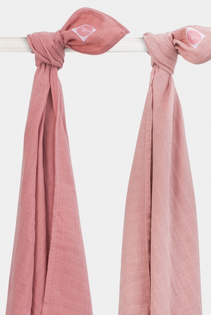 Муслиновые пеленки для новорожденных Jollein, большие, Coral Pink