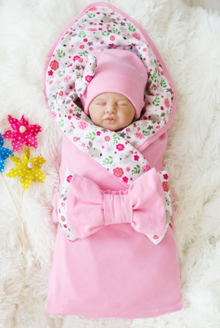 Комплект на выписку для новорожденного летний Flowers (5 предметов)